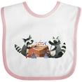 thumbnail image 3 of Inktastic Raccoon Tea Party Boys or Girls Baby Bib, 3 of 4