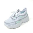 thumbnail image 5 of Women's Running Shoes for Women, Sneakers, Breathable Knitted Low Top Sports Shoes,40, 5 of 9