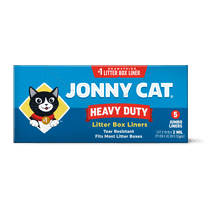 Jonny Cat Heavy Duty Jumbo w/Drawstring Litter Box Liners, 5 ct