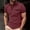 Wine, variant on ZUBMGKTE Men's Lightweight Solid Color Button Up Short Sleeve Casual Shirt With Pocket Versatile Daily Woven Top Big & Tall S-3XL