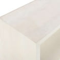thumbnail image 4 of Keli 52 Inch Sofa Console Table, Mango Wood Handcrafted Open Frame, Rustic Washed White, 4 of 5