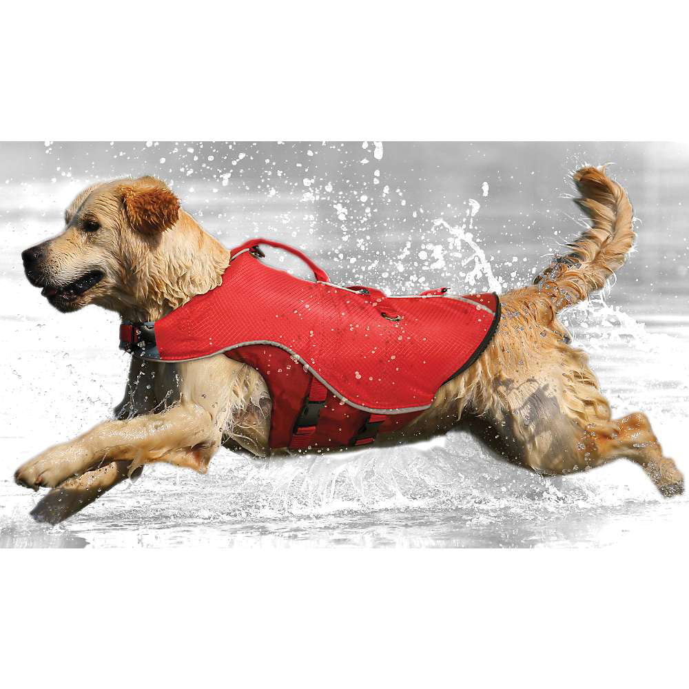 KDKDA Outward Hound Splash Dog Life Jacket Giacche di Vita per Cani Pet Dog Swimming Life Jacket Lifesaver Giubbotto Riflettente Coat Regolabile per Il Nuoto Surf Canottaggio