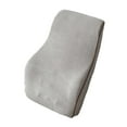 thumbnail image 4 of MERIGLARE Back Cushion Back Rest Car Seat Lightweight Breathable Support Pillow Velvet Grey, 4 of 9