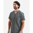thumbnail image 2 of Onna NN200 Limitless V-Neck Stretch Scrub Top-Dynamo Grey-XL, 2 of 5
