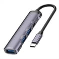 thumbnail image 4 of Hub Type-C A USB3.0 USB2.0 PD Adaptador Estación de Acoplamiento para Computadora Portátil Tableta Unidad Flash USB Teléfono Móvil-B, 4 of 5