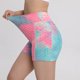 thumbnail image 3 of Pantalones cortos deportivos de capa base con levantamiento de cadera y cintura alta en jacquard XL, 3 of 5