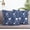 Vintage Blue Floral B35, variant on Blue Leaf Throw Pillow Covers 18x18 Inch Set of 2, Vintage Linen Decorative Pillow Covers for Bed Couch Sofa Bedroom Living Room Home Decor, B6