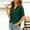 Green, variant on Generic Women's Lapel Collar Polo Shirts Casual V Neck Short Sleeve Tops Summer Cotton Dressy Casual Tunic Tops