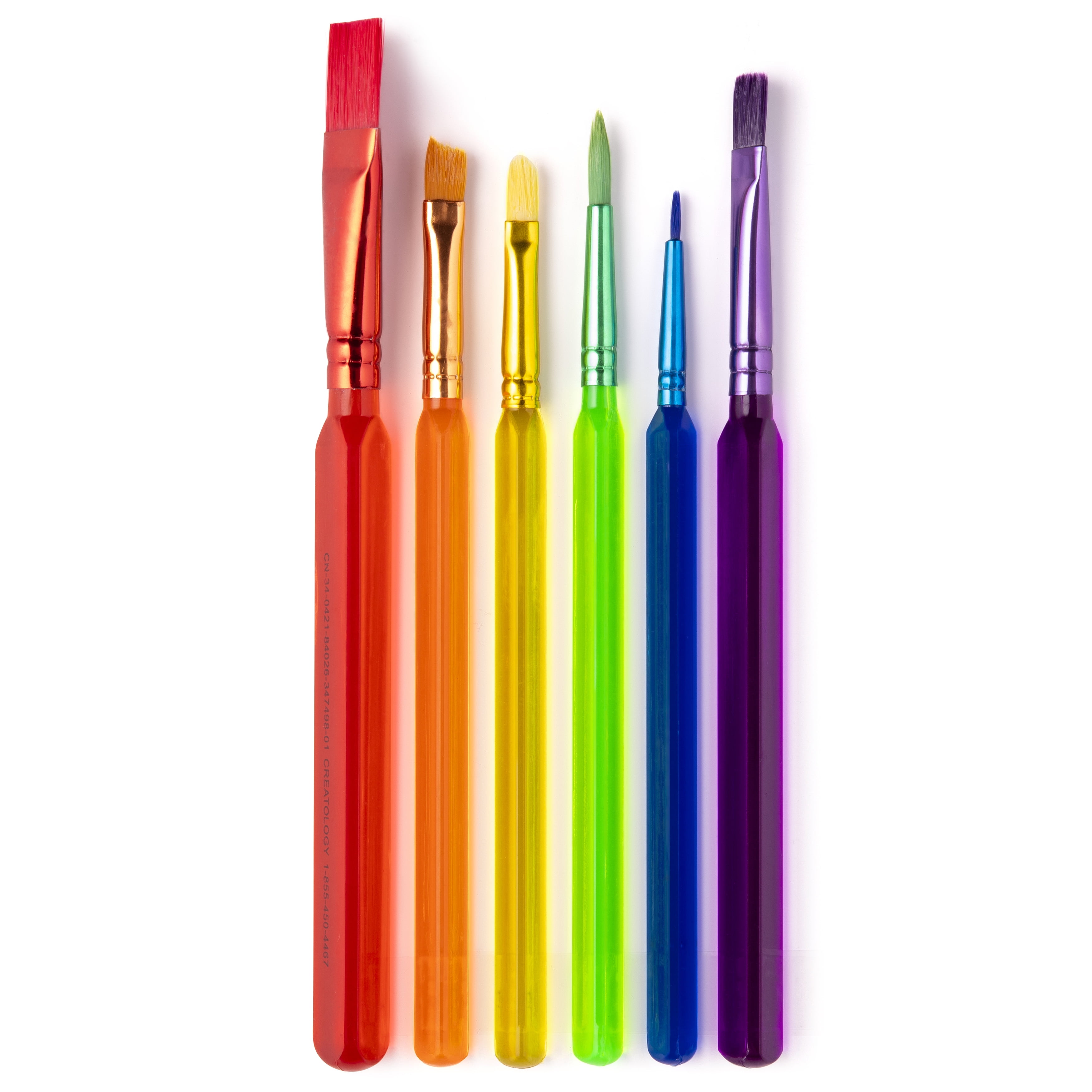 12 Packs: 6 ct. (72 total) Triangle Paint Brushes by Creatology