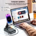 thumbnail image 4 of Soporte para teléfono con altavoz Bluetooth 4 en 1 Kingamei con banco de energía, 4 of 8