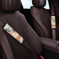 thumbnail image 3 of Chririnla Auto Seat Belt Covers Decorative Polyester, Compatible with, Suitable for Truck, Shark Fishing Retro Print, 3 of 8