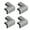 Gray, variant on 4Pcs Proof Furniture Corner Protector Anti-collision Self-adhesive Table Desk Right Angle Sharp Edges Corner Guard Safety Bumper