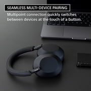 Sony WH-1000XM5 Wireless Noise Canceling Over-Ear Headphones, Black, 30-Hour Battery + Bundle (International Model)