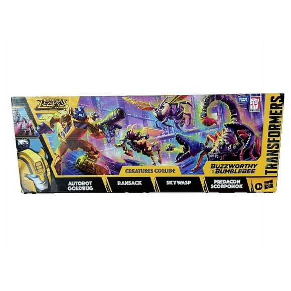 Transformers Legacy Buzzworthy Bumblebee CREATURES COLLIDE Pack