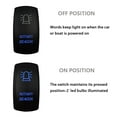 thumbnail image 4 of HAHDAXIA Blue Led Rotary Becon Rocker Switch 5Pin On Off SPST Rotating Emergency Warning Light Toggle Switch for Car Truck Boat SUV Tractor UTV 12V 24V, 4 of 7