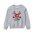 thumbnail image 2 of Odeerbi Mommy And Me Matching Outfits Christmas Long Sleeves Sweatshirt Parent-Child Xmas Printed Round Neck Tops Pullover Family Matching Sweatshirts Loungewear Sleepwear Jammies for Kids, 2 of 3
