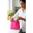 thumbnail image 4 of ITPCINC Reusable Silicone Food Storage Bags, 1 Gallon Leakproof Freezer & Microwave Safe Reusable Bags, BPA-Free Stand-Up Silicone Bags, Pink, 2-Pack, 4 of 6