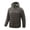 09Army Green, variant on Men's Puffer Jackets Hooded Full Zip Water-Resistant Down Coat Fashion Solid Lightweight Quilted Lined Warm Winter Jacket