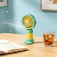 thumbnail image 4 of Voglyf Mini Handheld Fans, Cute Portable Pocket Personal Fan For Women Teens Girls Travel Trips, Lightweight Compact Fan Set For Outdoor Party Favors Holiday Gifts & Giveaways(1PCS,Green), 4 of 8