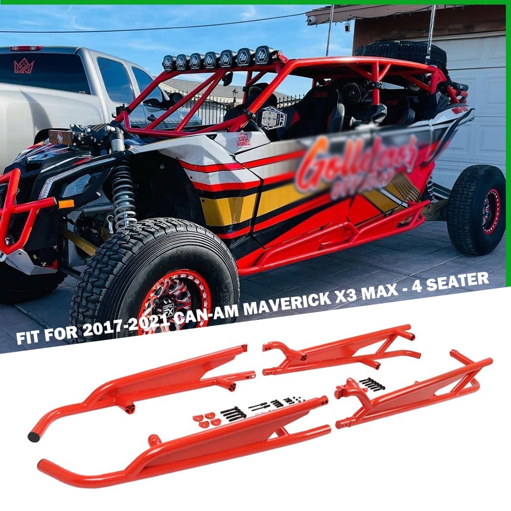 ELITEWILL Nerf Bars Rock Sliders for 20172021 CanAm Maverick X3 Max
