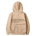 thumbnail image 3 of Dear Person Behind Me Hoodies for Women Mental Health Matters Inspirational Positive Hooded Sweatshirt with Pockets, 3 of 6