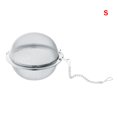 thumbnail image 4 of Langgg Maille Fine en Acier Inoxydable Infuseur à Thé Réutilisable Bouilloire Passoire Support Épices Boule Filtre Vaisselle de Boisson Accessoires de Maison de Thé 4,5 cm, 4 of 8