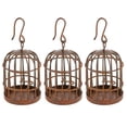 thumbnail image 1 of 3pcs Mini House Birdcage Small Bird Cage Tiny House Bird Cage Mini Birdcage Ornament, 1 of 9