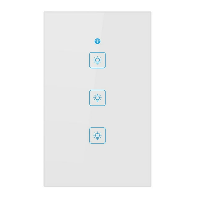 Yeacher Interrupteur Intelligent pour Usage Domestique Application Mobile WIFI Contrôle Longue Portée Protection Familiale Prise Intelligente