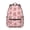 Strawberry and Girl, variant on Strawberry Pink Pattern Backpack for School, Cute School Bag with Adjustable Shoulder Straps and Padded Back, 15.3"x11"x7.1"