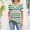 01 Green, variant on Women's Summer Tops Short Sleeve Basic Casual V Neck T Shirts Trendy Fashion 2026 For Everyday Wear And Casual Outings
