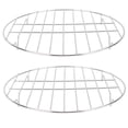 thumbnail image 2 of Miangastore 2Pcs Stainless Steel Household Practical Steak Barbecue Stand Outdoor Barbecue Racks, 2 of 8