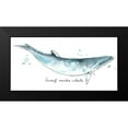 thumbnail image 2 of Vess, June Erica 18x11 Black Modern Framed Museum Art Print Titled - Cetacea Dwarf Minke Whale, 2 of 5