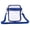 Blue, variant on Transparent Backpack Single Shoulder Jelly Bag Sports Travel Bag Portable Bag Transparent Wallet Sports Field Sports Field Transparent, Black