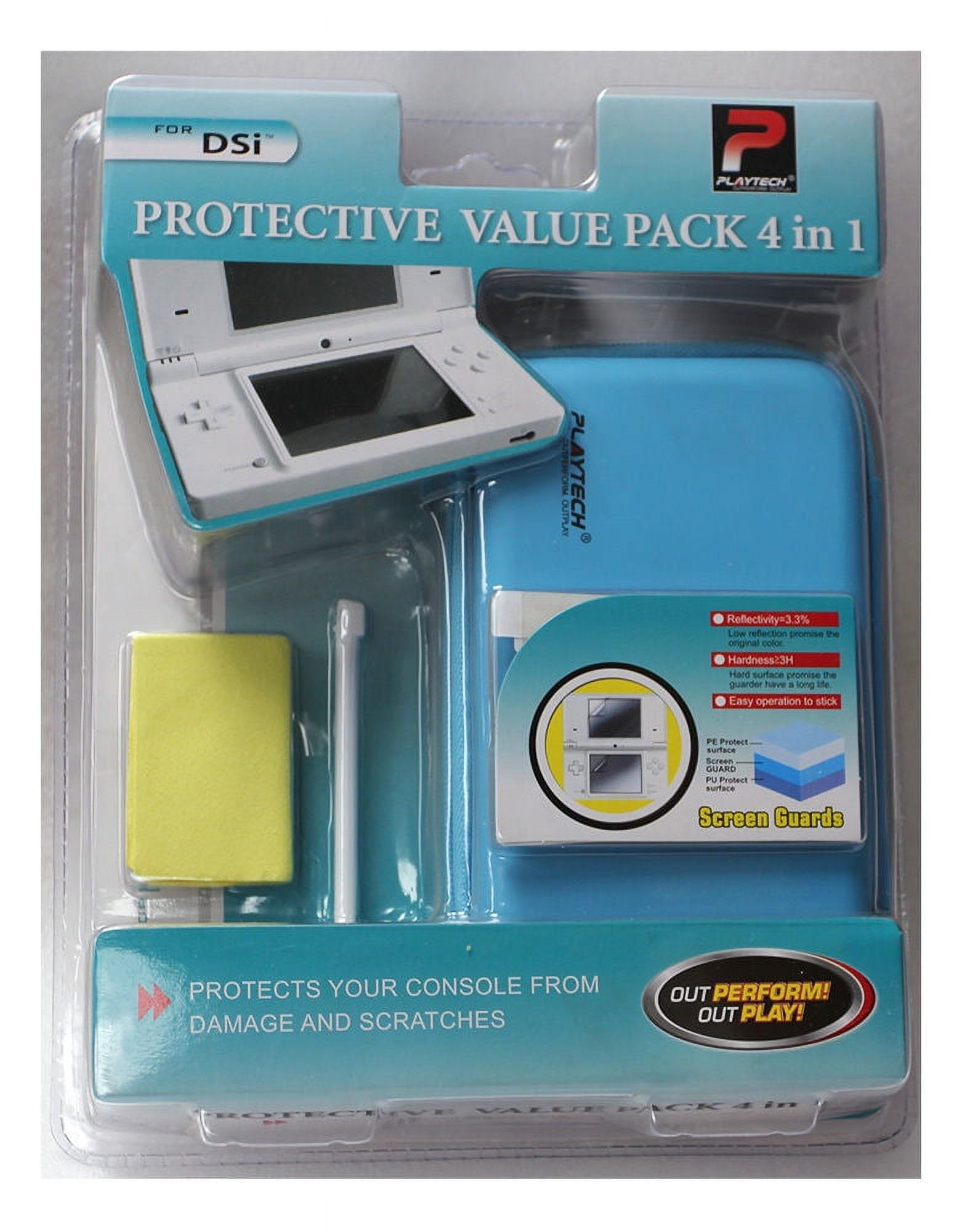 Playtech Nintendo DSI Combo Pack (Blue) Blue Casing Game Case