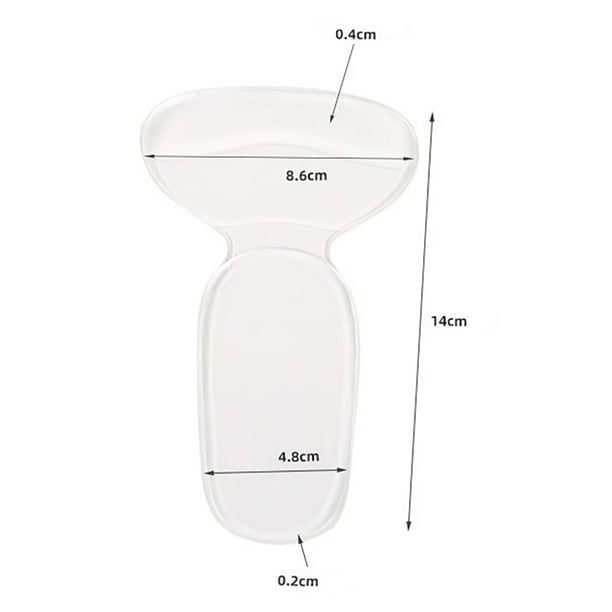 Mo Brand Heel Cushion Pads Set Clear High Heel Pads Gel Heel Grips Arch Cushions Inserts Clear