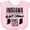 AD-Pink, variant on Inktastic Indiana Awesome Since 1816 Boys or Girls Baby Bib