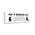 thumbnail image 3 of Balanced Life Cat & Dog Funny Animals & Insects Graphic Art Gallery Wrapped Canvas Print Wall Art, 3 of 7