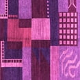 thumbnail image 1 of Ahgly Company Indoor Square Abstract Pink Modern Area Rugs, 7' Square, 1 of 4