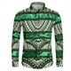 thumbnail image 5 of Camisas hawaianas con estampado 3D de tribu polinesia, camisas casuales de manga larga con cuello alto, blusa con botones para hombre, ropa de otoño, 5 of 5