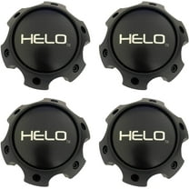 4PS Wheel Center Cap Matte Black for Helo 6 Lug 1079L145 S057L145 Hub Cap