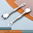 thumbnail image 4 of Raspador de lengua de acero inoxidable, limpiador de la capa lingual, cepillo para limpiar la capa lingual, desodorante para el cuidado bucal, 4 of 5