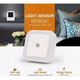 thumbnail image 4 of Rewera 6pcs Night Light 1W LED Lamp Automatic with Physical Motion Sensor for Children's Bedroom/Toilet/Entryway/Stairs/Corridor/Passage(White), 4 of 5