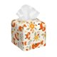 thumbnail image 1 of Balery Flower Fox Porta Pañuelos de Cuero con Estampado – Funda Moderna Cuadrada para Caja de Pañuelos, Dispensador 5x5x5'', 1 of 7