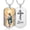 18k-Gold, variant on Personalized Jesus Walking on Water Christian Dog Tag Necklace for Men, Custom Stainless Steel Engraved Pendant, Jewelry Gifts for Men