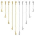 thumbnail image 2 of Farfi 5Pcs Extension Chain Non-fading Double Head Lobster Clasp DIY Jewelry Metal Necklace Extender Chain Links Home Supplies (Golden), 2 of 13