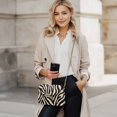 thumbnail image 2 of Rarucativ Zebra Stripe Crossbody Bags for Women Portability Small Shoulder Bag Ladies Handbag Fashion Durable Purse Shoulder Bags with Chain Strap for Work Shopping, 2 of 7