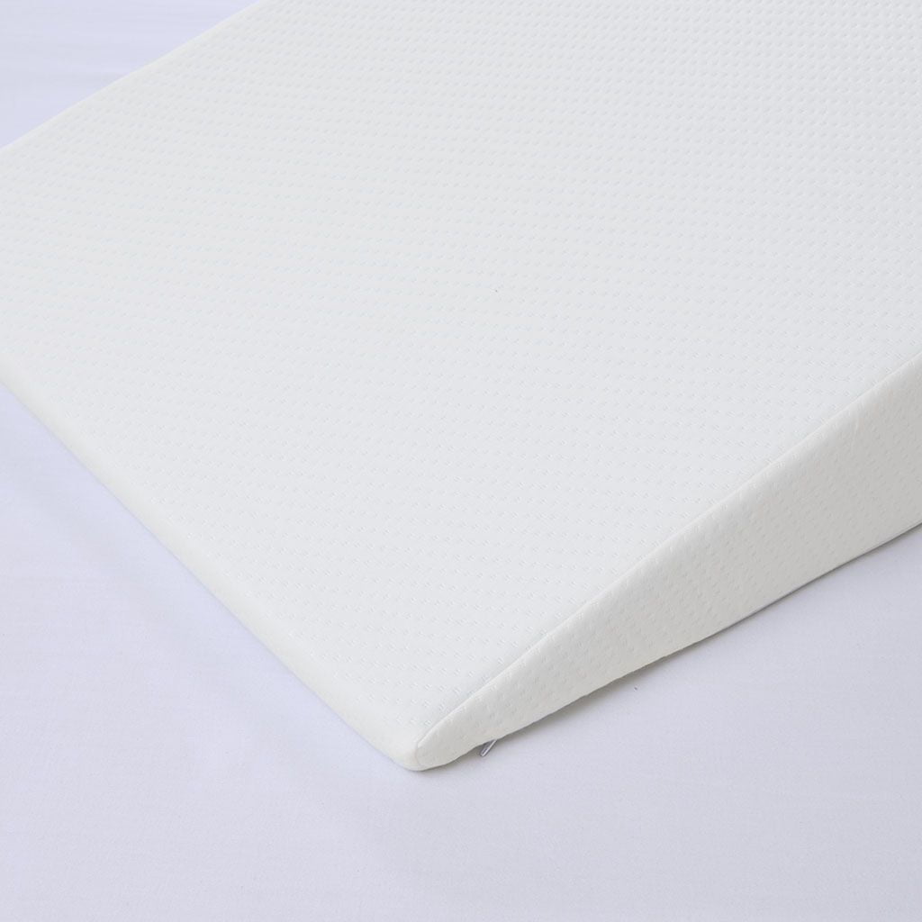 Memory Foam Wedge Pillow 22x24x7”Incline Pillow for Head Back Leg Elevation Removable Washable Cover
