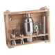 thumbnail image 2 of Juego de coctelera,Kits de barman con soporte Juego de herramientas de barra Utensilios de bar,Juego de coctelera para bebidas mixtas profesional,Juego de herramientas de barra de acero, 2 of 8