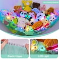 thumbnail image 5 of UniMall Stuffed Animals Net or Hammock Kids Toy Storage Organizer with LED Light Hanging Corner Stuffed Animals Holder Kids Girls Room Decor,Green,Large (Pack of 1), 5 of 13