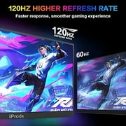 iProda 18.51080P FHD IPS Portable Monitor, 120Hz with Dual Speakers, Compatible with Laptop, PS5/4, Mac, PC, Ideal for Gaming, Work and Travel Use.